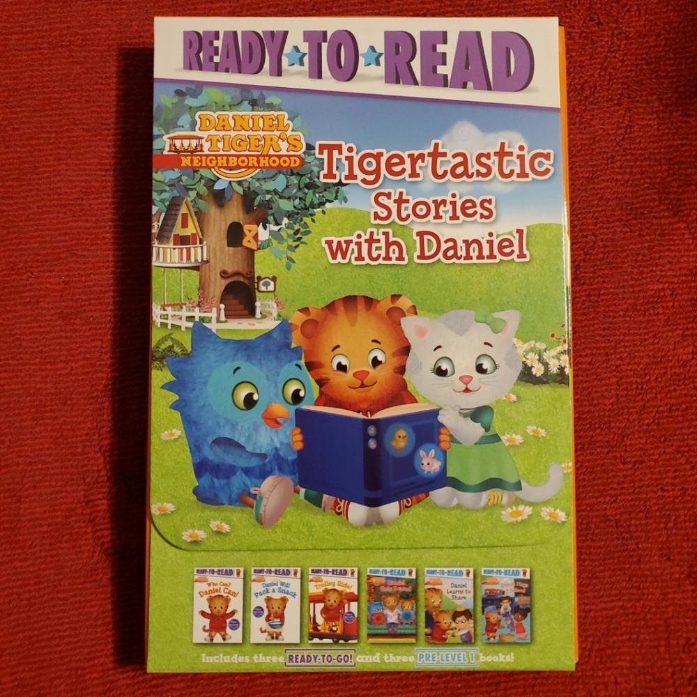 Tigertastic Stories with Daniel Six-Book set Includes 3 Ready-To-Go! & 3 Pre-L 1